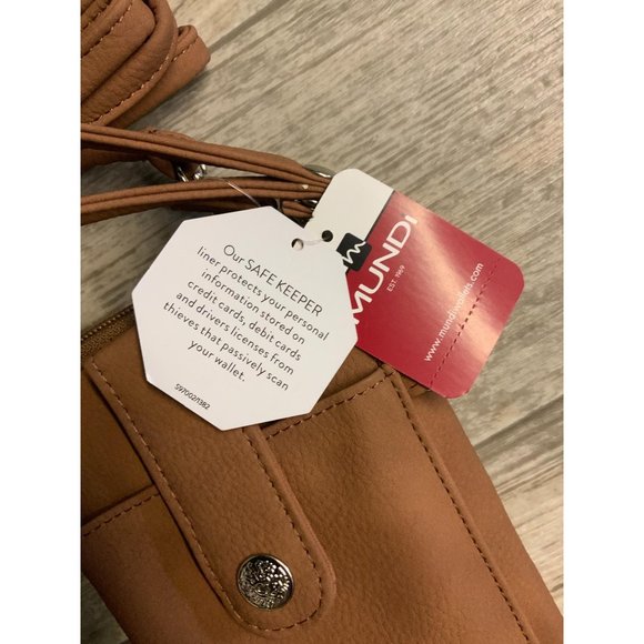 MUNDI Safe Keeper Antitheft Wallet Crossbody Purse - Picture 4 of 7